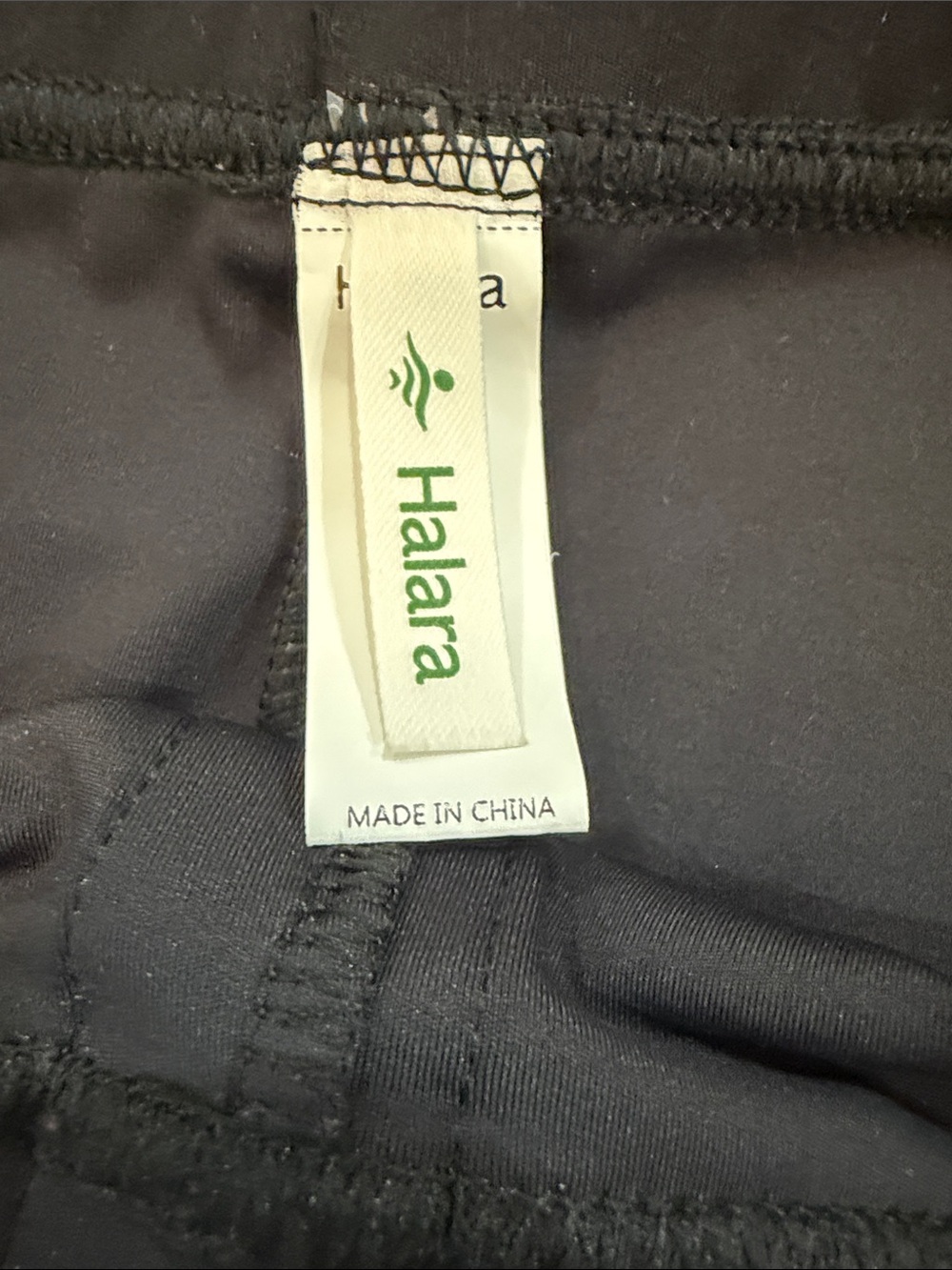 Halara Black Wide Leg Casual Pants Large Tall High Waisted Button Detail Comfort - Picture 2 of 13
